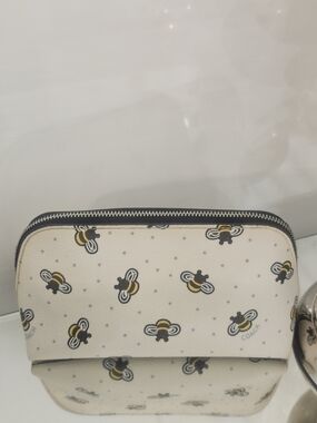 Coach Blue Interior Zip Pouch
